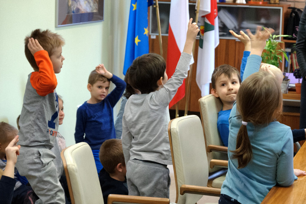 Przedszkolaki odwiedziły Urząd Miejski w Wołominie!