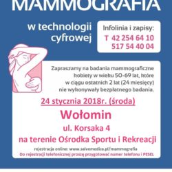 Mammobus w Wołominie w styczniu 2018