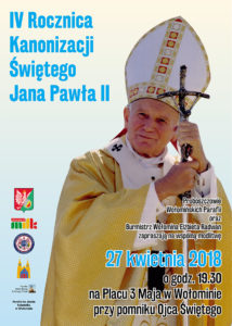 IV Rocznica kanonizacji Jana Pawła II