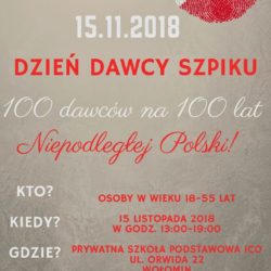 100 Dawców na 100 lat Niepodległości Polski