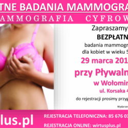 Mammografia na Huraganie w marcu