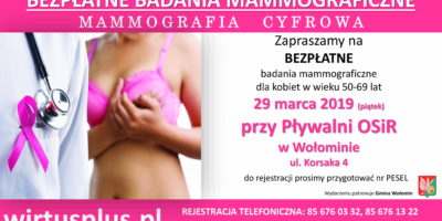 Mammografia na Huraganie w marcu Mammografia na Huraganie w marcu