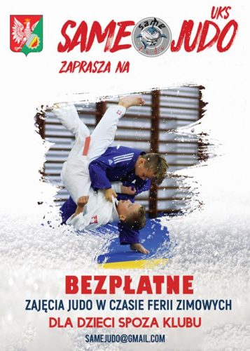 Bezpłatne treningi judo w ferie zimowe