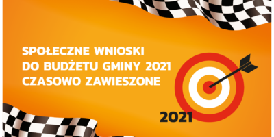Społeczne Wnioski do Budżetu na 2021 r. zawieszone! Społeczne Wnioski do Budżetu na 2021 r. zawieszone!