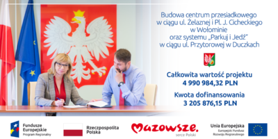 3,2 mln zł dofinansowania na inwestycje przy PKP Wołomin i PKP Zagościniec 3,2 mln zł dofinansowania na inwestycje przy PKP Wołomin i PKP Zagościniec