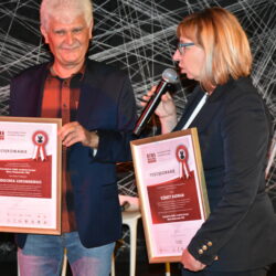 prof. Grzegorz Łukomski i Burmistrz Wołomina Elżbieta Radwan