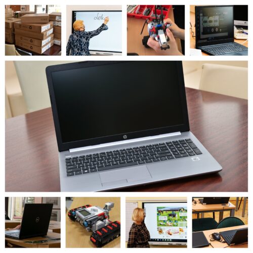 laptopy w wołomińskich szkołach
