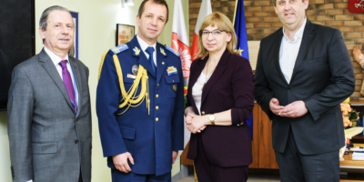 Delegacja z Rumunii z wizytą w Wołominie wizyta w gabinecie Burmistrz Wołomina