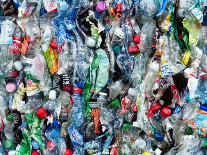 plastikowe butelki śmieci odpady