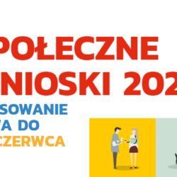 Społeczne Wnioski 2022 Baner głosowaia które trwa do 30 czerwca