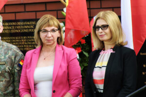 Odsłonięcie tablicy poświęconej narodowi rumuńskiemu