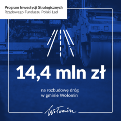 14,4 mln zł na rozbudowę dróg gminnych w Wołominie