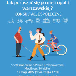 plakat jak poruszać się po metropolii warszawskiej