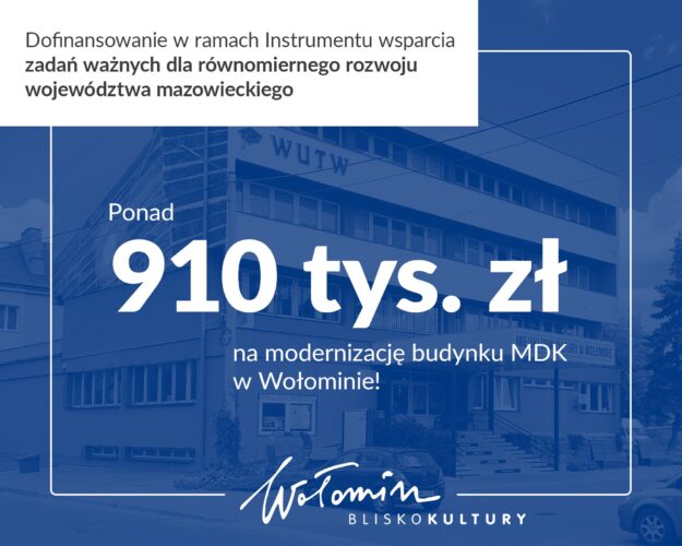 Dodatkowe środki na modernizację budynku MDK