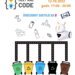 Meet and Code 2022 - Śmieciobot sortuje na 5 - bezpłatne warsztaty programowania dla dzieci w i wieku 8+