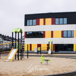 Zdjęcie przedstawiające budynek nowego przedszkola przy ul. Wiejskiej