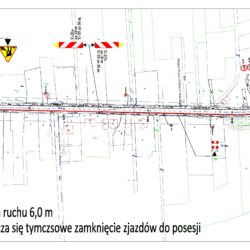 Czasowa organizacja ruchu na DW 634 w Duczkach od 6 sierpnia 2024 roku