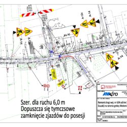 Czasowa organizacja ruchu na DW 634 w Duczkach od 6 sierpnia 2024 roku