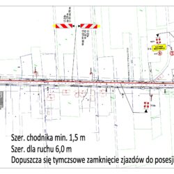 Czasowa organizacja ruchu na DW 634 w Duczkach od 6 sierpnia 2024 roku