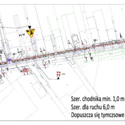 Czasowa organizacja ruchu na DW 634 w Duczkach od 6 sierpnia 2024 roku