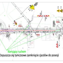 Czasowa organizacja ruchu na DW 634 w Duczkach od 6 sierpnia 2024 roku