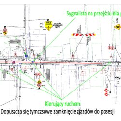 Czasowa organizacja ruchu na DW 634 w Duczkach od 6 sierpnia 2024 roku