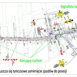 Czasowa organizacja ruchu na DW 634 w Duczkach od 6 sierpnia 2024 roku