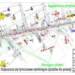 Czasowa organizacja ruchu na DW 634 w Duczkach od 6 sierpnia 2024 roku