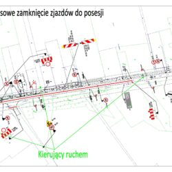 Czasowa organizacja ruchu na DW 634 w Duczkach od 6 sierpnia 2024 roku