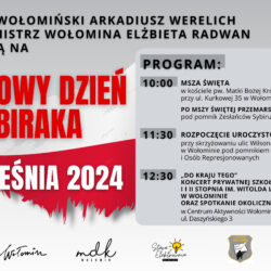 Zapraszamy na obchody Światowego Dnia Sybiraka 17 września