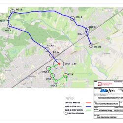 Plan oznakowania objazdów