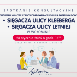 Budowa sięgaczy ulic Kleeberga i Letniej – zapraszamy na spotkanie konsultacyjne!