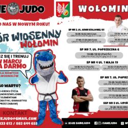 Wiosenny nabór do Klubu SameJudo Wołomin! W marcu trenuj za darmo