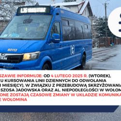 Zmiany w funkcjonowaniu autobusów linii L35, L37 i L38