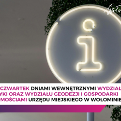 Wtorek i czwartek dniami wewnętrznymi Wydziału Urbanistyki oraz Wydziału Geodezji i Gospodarki Nieruchomościami Urzędu Miejskiego w Wołominie