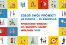 Startują Społeczne Wnioski do budżetu gminy Wołomin na 2026 rok