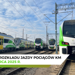 Zmiana rozkładu jazdy pociągów od 9 marca 2025 r.