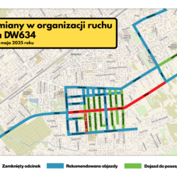 Zmiany w organizacji ruchu na DW634