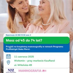 Bezpłatna mammografia w Wołominie