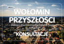 widok Wołomina z lotu ptaka