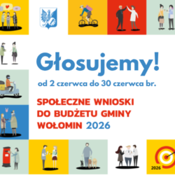 Rusza głosowanie na Społeczne Wnioski do budżetu Gminy Wołomin na rok 2026