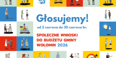 Rusza głosowanie na Społeczne Wnioski do budżetu Gminy Wołomin na rok 2026 Rusza głosowanie na Społeczne Wnioski do budżetu Gminy Wołomin na rok 2026