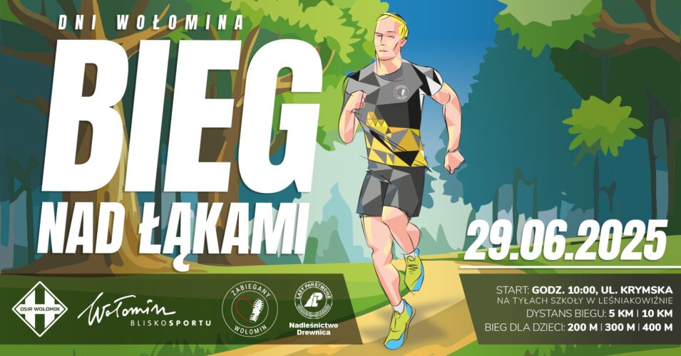 Bieg nad Łąkami plakat
