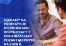 Czekamy na propozycje do Programu współpracy z organizacjami pozarządowymi na 2026 r.
