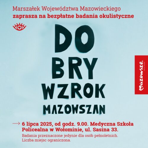 Darmowe badania okulistyczne w Wołominie