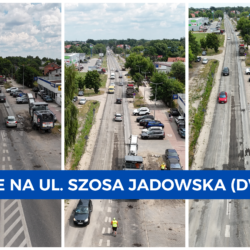 Trwają prace na ul. Szosa Jadowska (DW 634)
