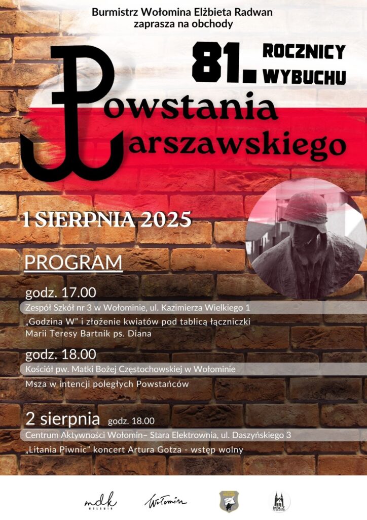 Wołomin pamięta – gminne obchody 81. rocznicy wybuchu Powstania Warszawskiego