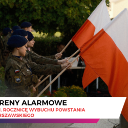 Uruchomienie syren alarmowych w dn. 1 sierpnia