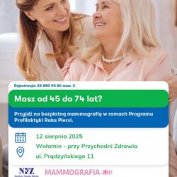 Bezpłatna mammografia w Wołominie