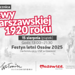 Obchody 105. rocznicy Bitwy Warszawskiej w Ossowie